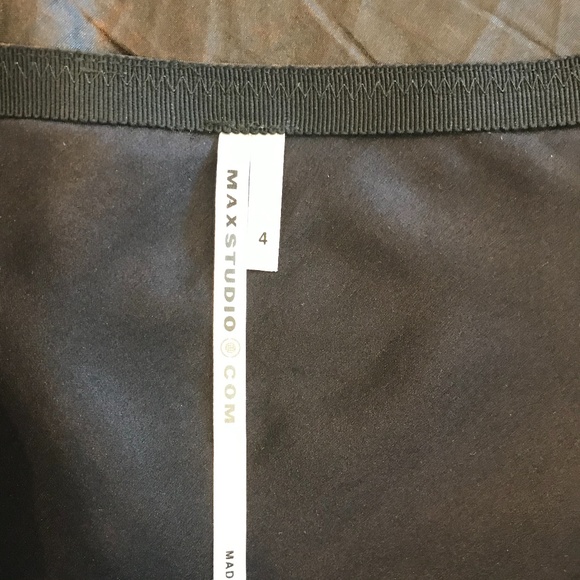 Max Studio Silk Skirt w/Vertical Sequins & Stitch - Picture 6 of 7